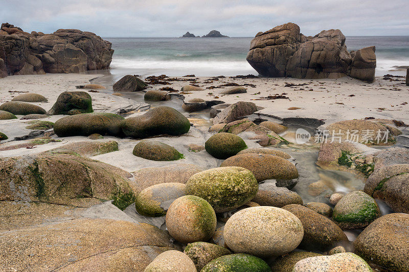 Porth Nanven，康沃尔，英国